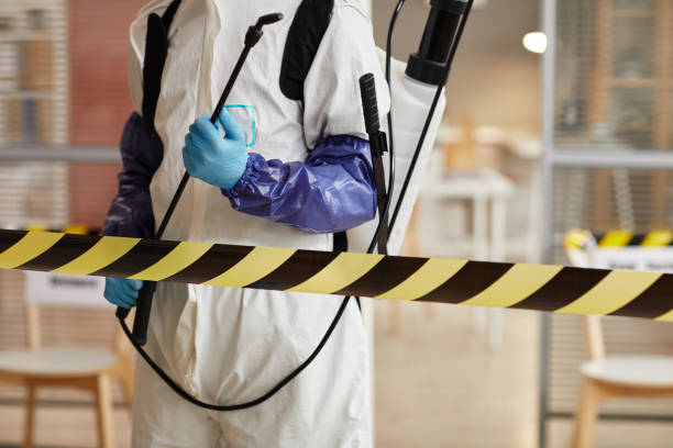 Professional Biohazard technician working in Yalaha, FL